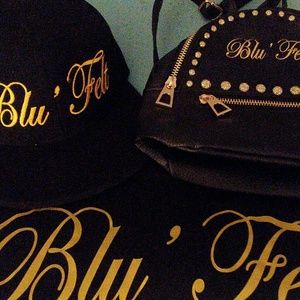 Blu'Felt babydoll tee, hat and bag package deal